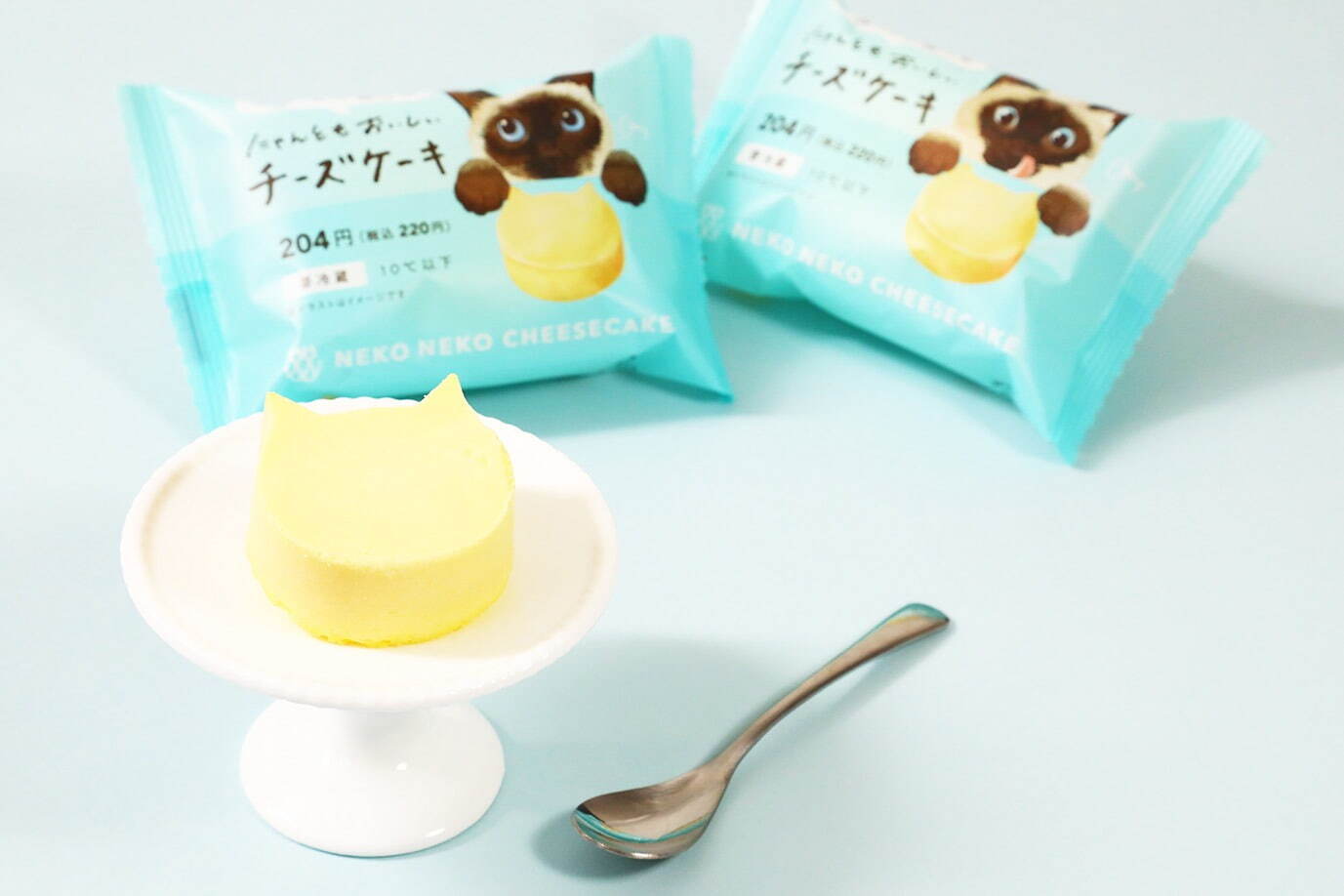 にゃんともおいしいチーズケーキ 1個 220円