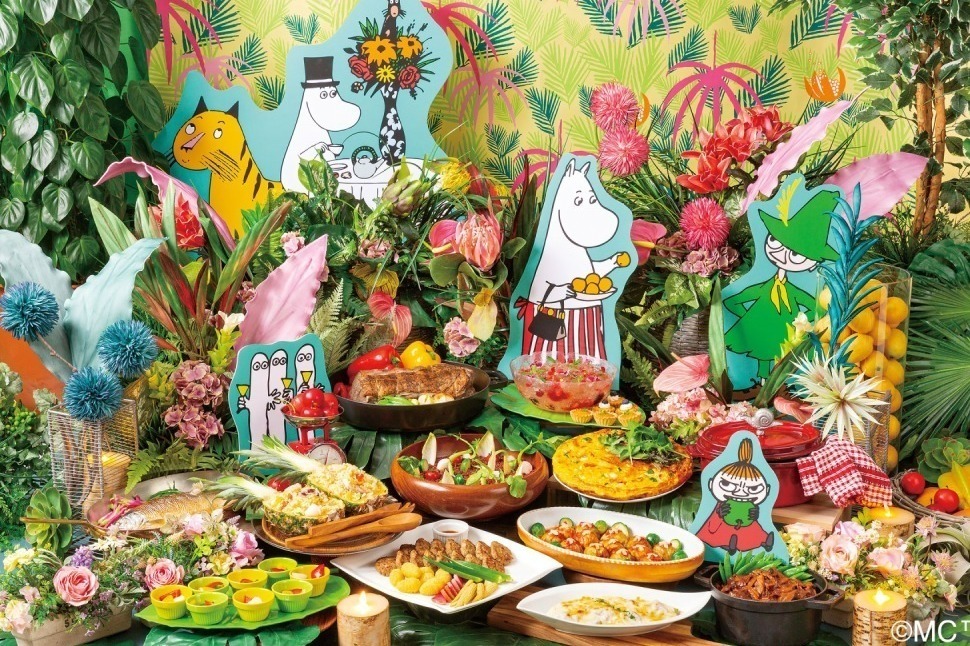 「ムーミン」ランチ＆スイーツブッフェが京王プラザホテル八王子で、“常夏ジャングル”がテーマ
