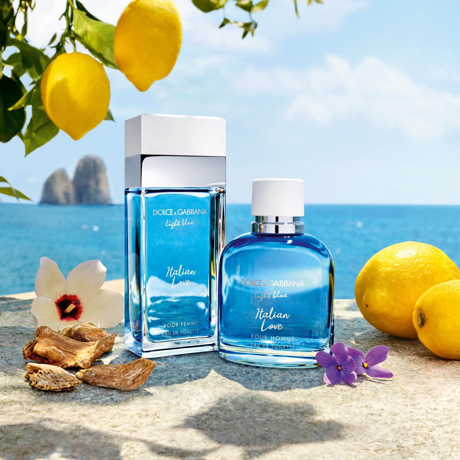 ドルチェ＆ガッバーナ ビューティ22年夏「ライトブルー」に、カプリ島の海を思わす紺碧の新フレグランス - ファッションプレス