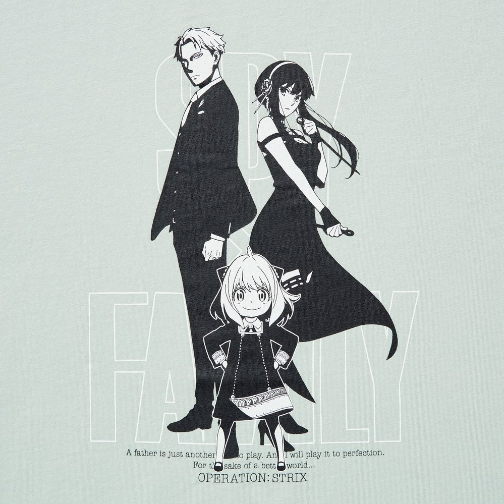 ユニクロ「UT」アニメ『SPY×FAMILY』コラボのメンズTシャツ