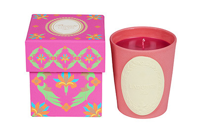 ラデュレから新作キャンドル - ライチ＆ローズが香る「イスパハン」をイメージ