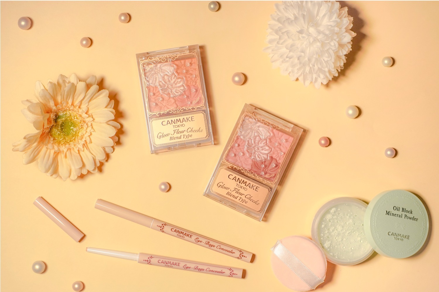 コンシーラー｜キャンメイク2022年夏コスメ、“イエベ・ブルべ別”涙袋ライナー＆ブレンドタイプの限定チーク