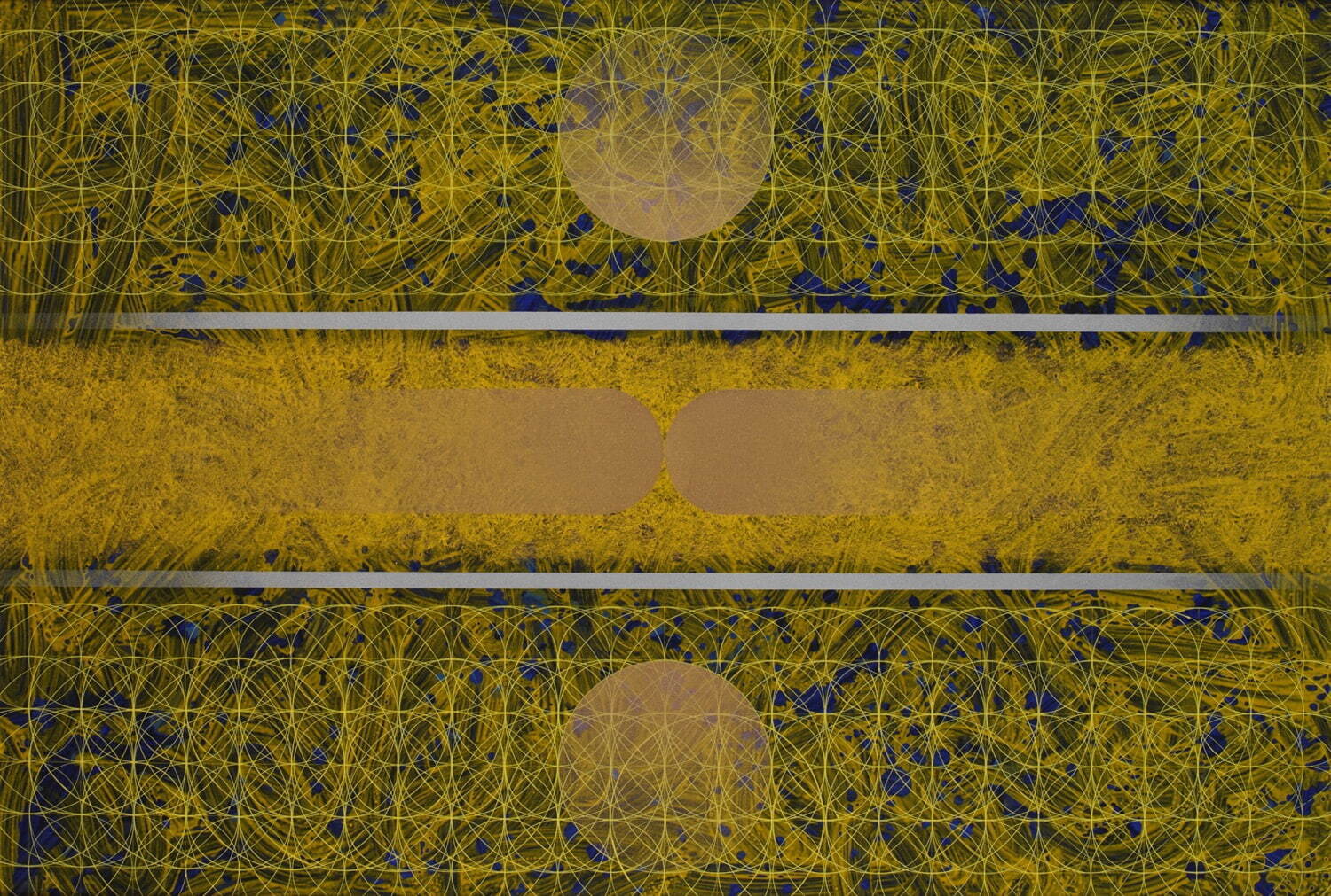 前田齊《MAシリーズ》1986年 アクリル絵具・紙 長崎県美術館蔵