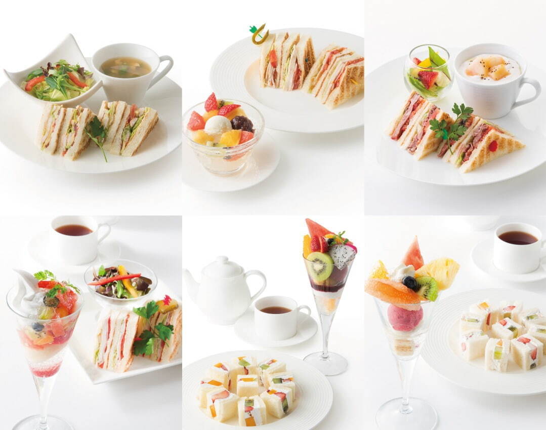 タカノフルーツパーラー“選べる”サンドウィッチ＆デザートランチ、フルーツサンドやミニパフェも｜写真1