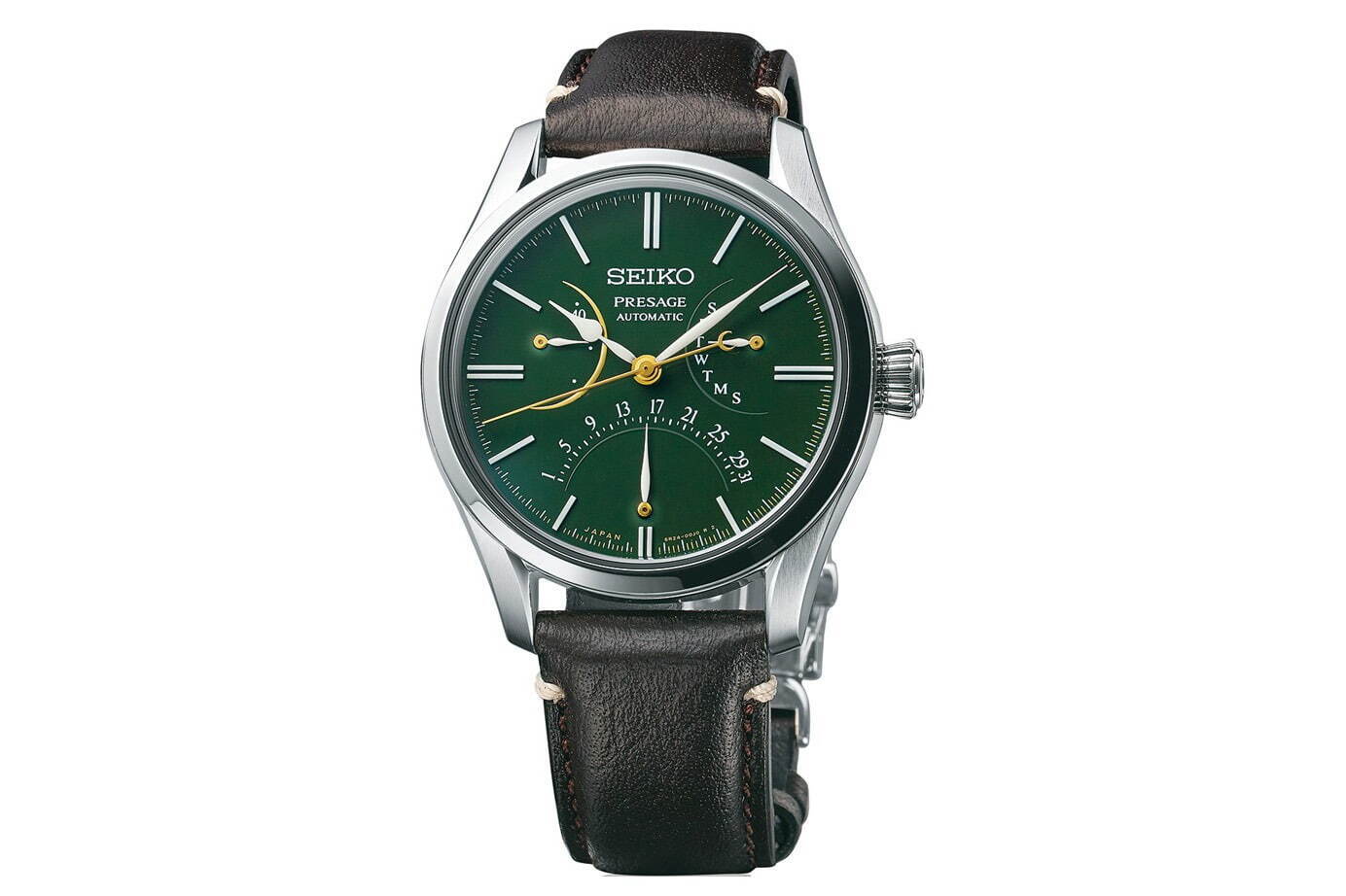 セイコー プレザージュから緑の漆塗りダイヤルを採用した限定腕時計、金沢の苔庭を表現｜写真8