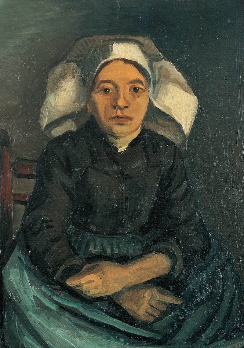 フィンセント・ファン・ゴッホ《座る農婦》1884-1885年