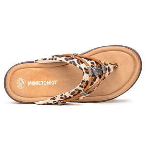 ミネトンカ人気レディーストングサンダルに新色、カラフルストライプやレオパード柄｜写真14