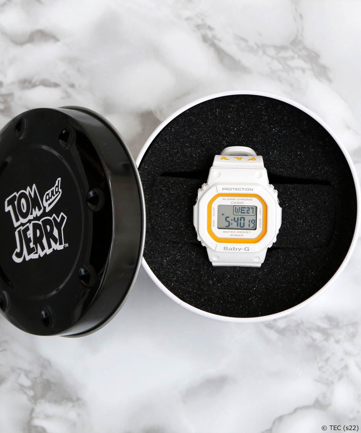 BABY-G「トムとジェリー」初コラボ腕時計、“チーズカラー”がアクセント