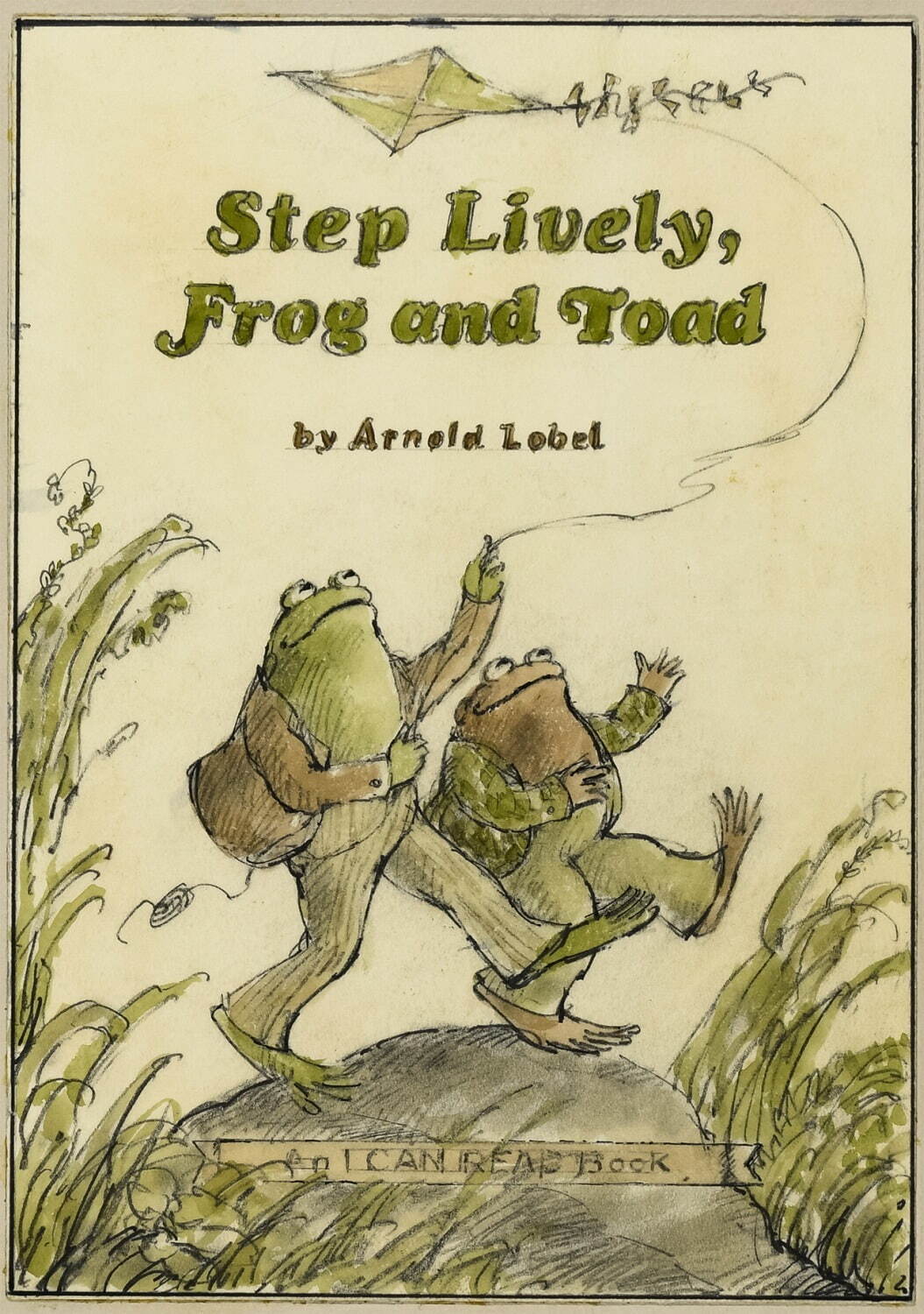 『ふたりはきょうも』1979、表紙下絵 Courtesy of the Estate of Arnold Lobel.