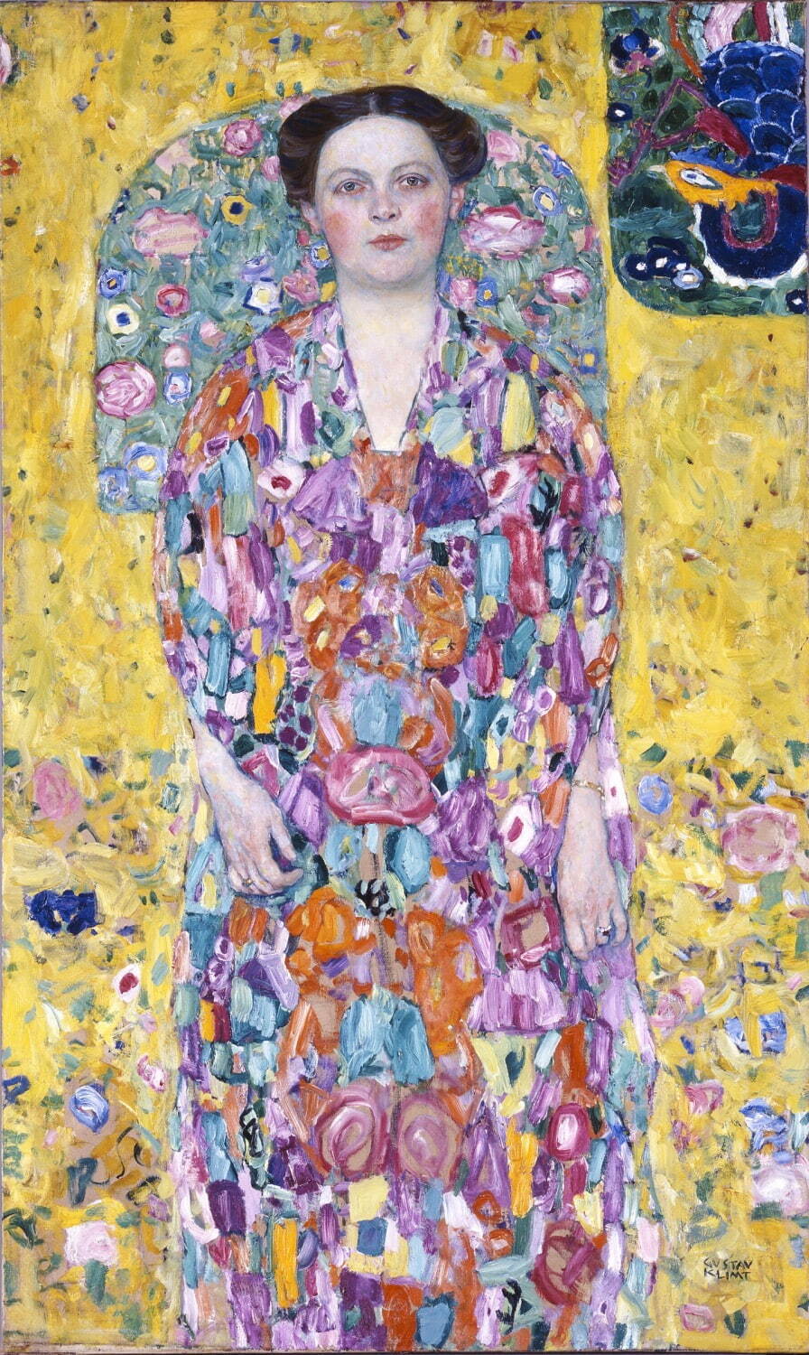 グスタフ・クリムト《オイゲニア・プリマフェージの肖像》1913/14年、油彩、カンヴァス、140.0×85.0cm、豊田市美術館蔵