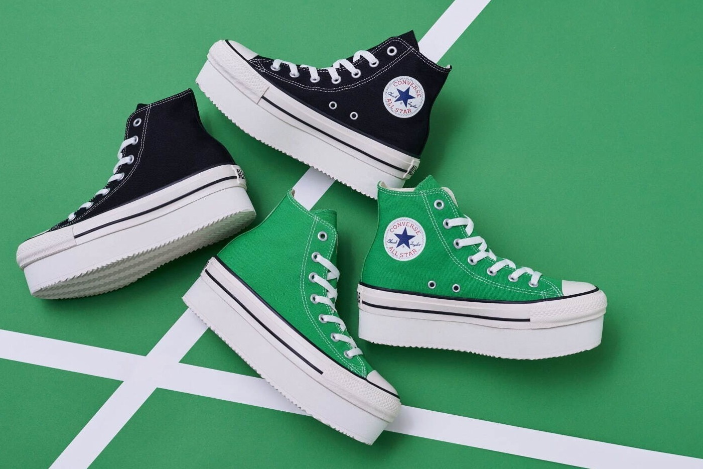 コンバース　converse チャンキーライン23.5 厚底スニーカー