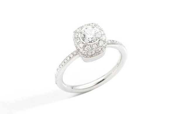 エンゲージメントリング｜ポメラート「ヌード」新作リング、ダイヤモンド×ホワイトゴールドの眩いばかりの輝き