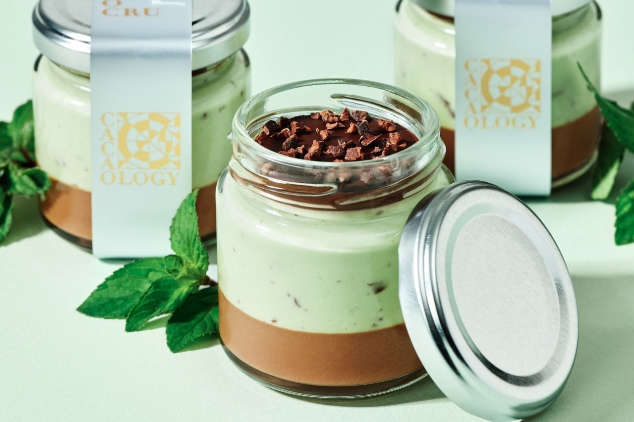 とろけるプリン風カカオスイーツ「カカオクリュ」に爽やかチョコ