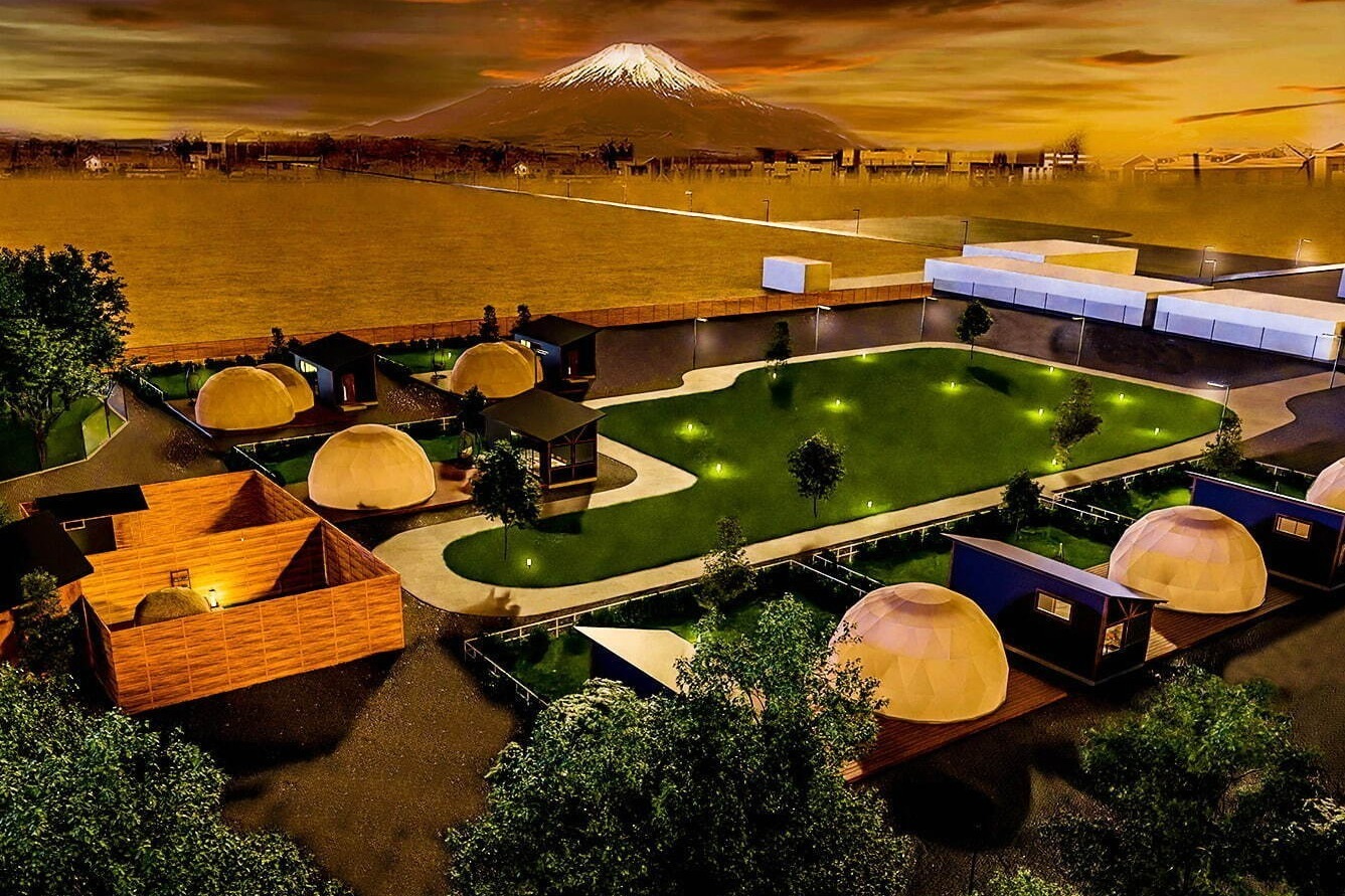 グランピング｜「グランピングヴィレッジTOTONOI 富士山中湖」全室富士山ビューのドーム型テント＆貸し切りサウナ