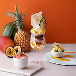 銀座「フルーツサロン」の新作スイーツコース、南国フルーツが主役のパフェやパブロバ｜写真1