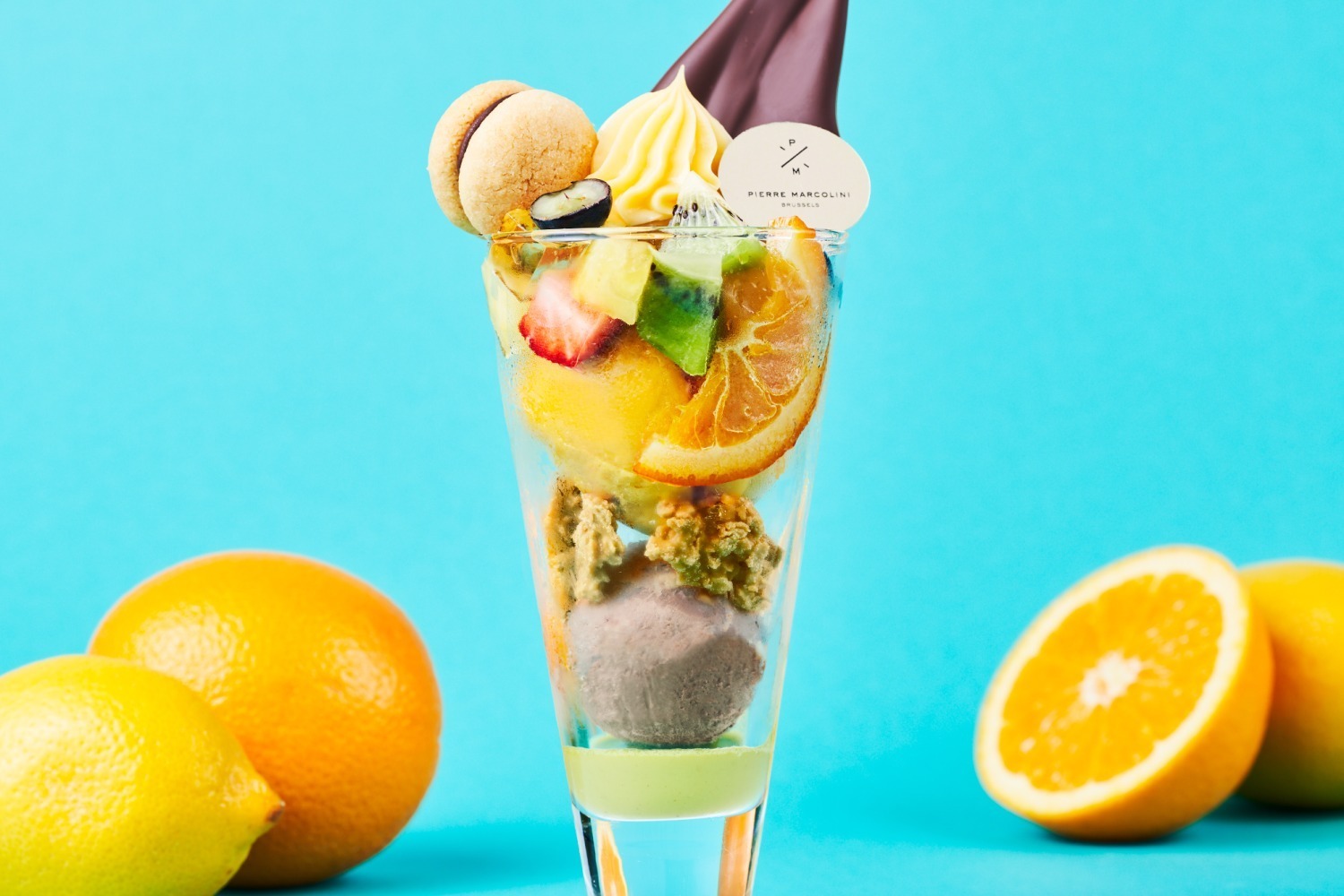 ピエール マルコリーニの“イタリアン”夏スイーツ、フルーツポンチ風パフェ＆シチリア産レモンのエクレア