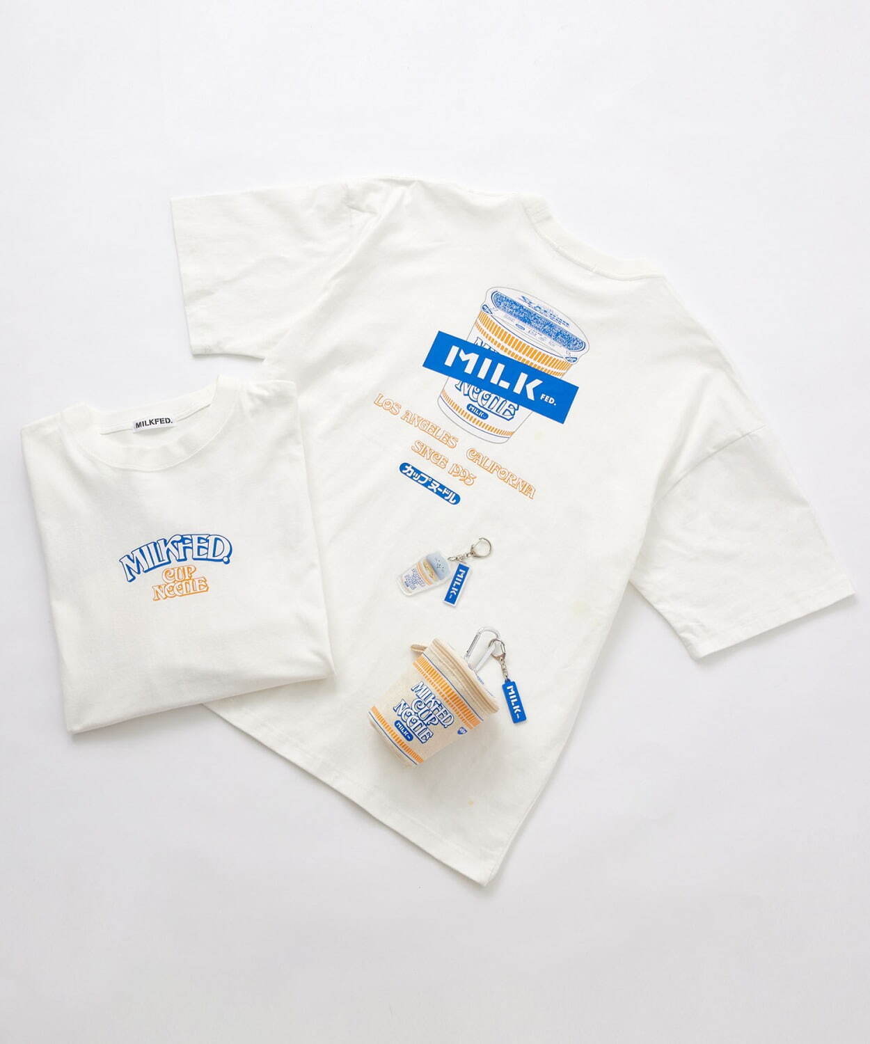 カップヌードルｘミルクフェド バーロゴ S/S TEE(ワンサイズ) 5,500円
カップヌードルｘミルクフェド ロゴ S/S TEE(ワンサイズ) 4,950円
カップヌードルｘミルクフェド キーチェーン 1,320円x
カップヌードルｘミルクフェド ポーチ 2,750円