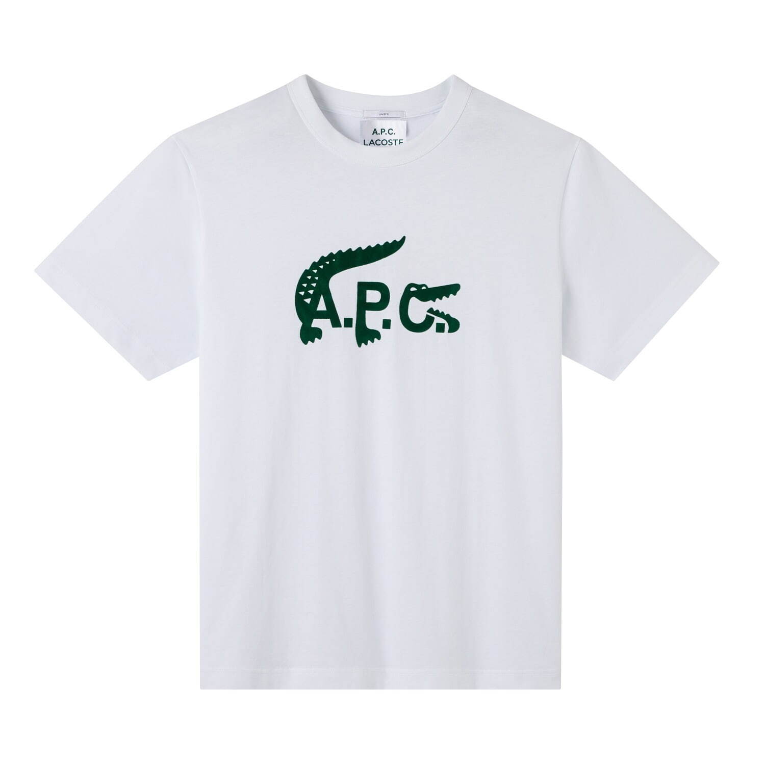 A.P.C. ×LACOSTE“A.P.C. ロゴをワニが囲う”コラボTシャツ＆トート