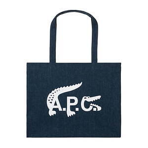 A.P.C. ×LACOSTE“A.P.C. ロゴをワニが囲う”コラボTシャツ＆トート 