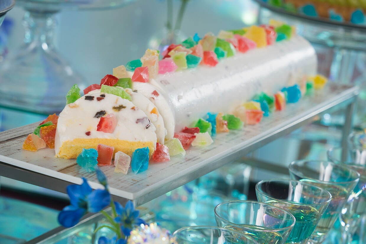 「琥珀糖のカッサータ風」