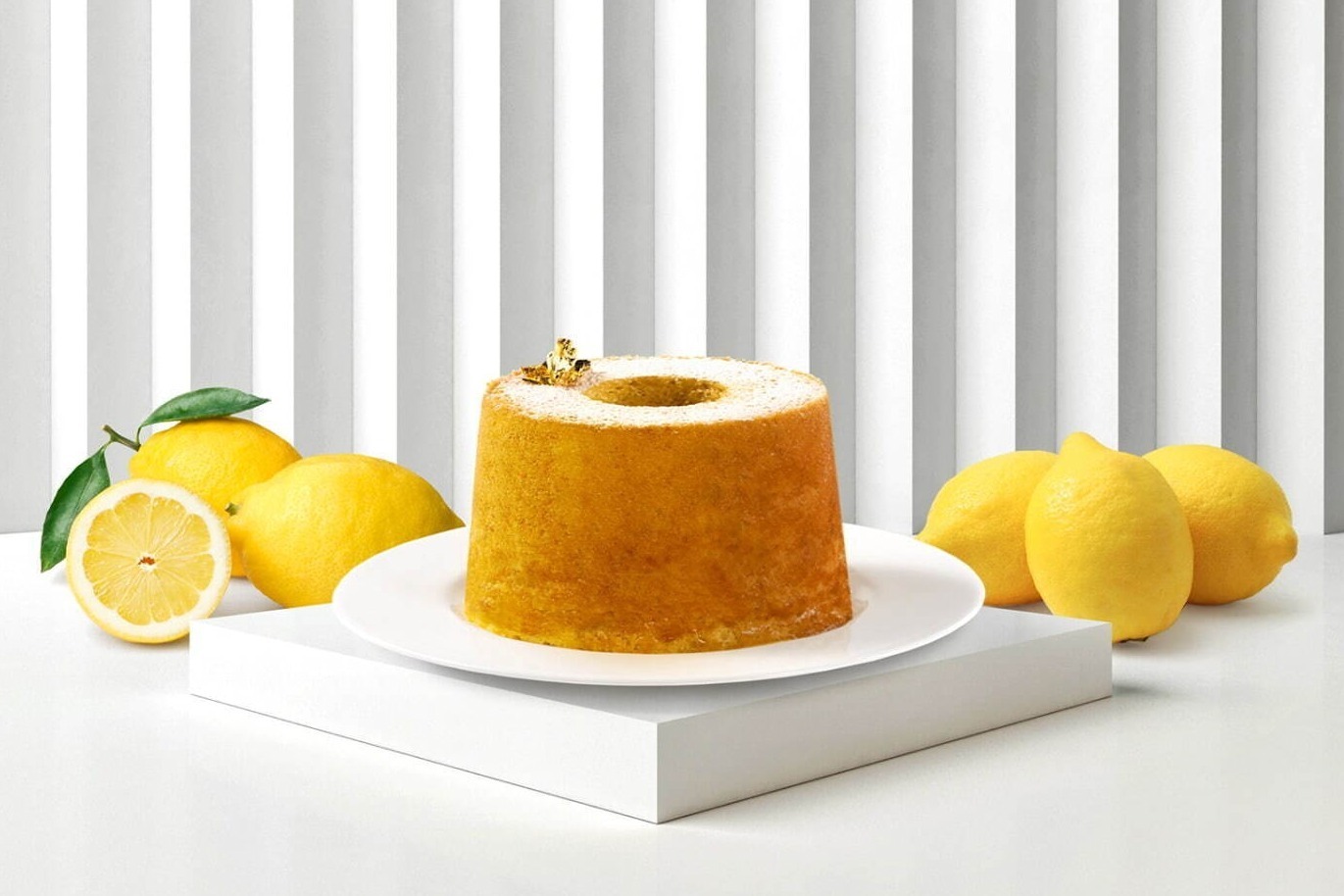 ブルガリ イル・チョコラートの伊伝統"天使の菓子"「トルタ・パラディーゾ」レモン風味のケーキ