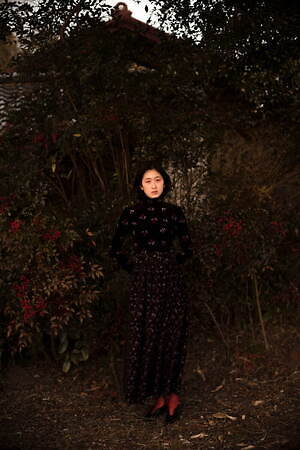 マメ クロゴウチ(Mame Kurogouchi) 2022年プレフォールウィメンズコレクション  - 写真3