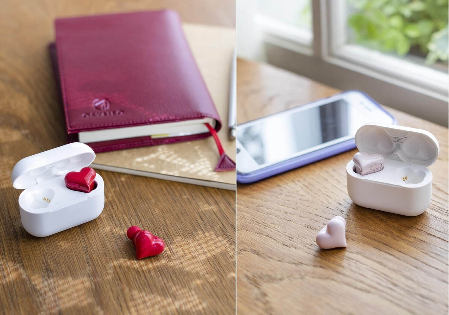 オーディオ機器 イヤフォン heartbuds ハートイヤホン イヤフォン オーディオ機器 家電・スマホ 