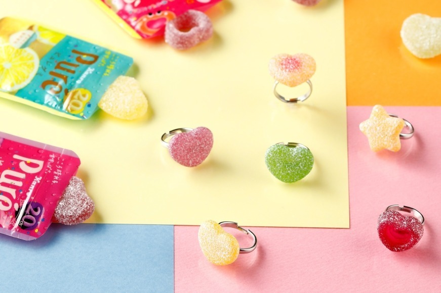 カンロ(菓子)｜カンロ「ピュレグミ」“本物そっくり”リングに、すっぱいパウダー＆カラフルなカラーも再現