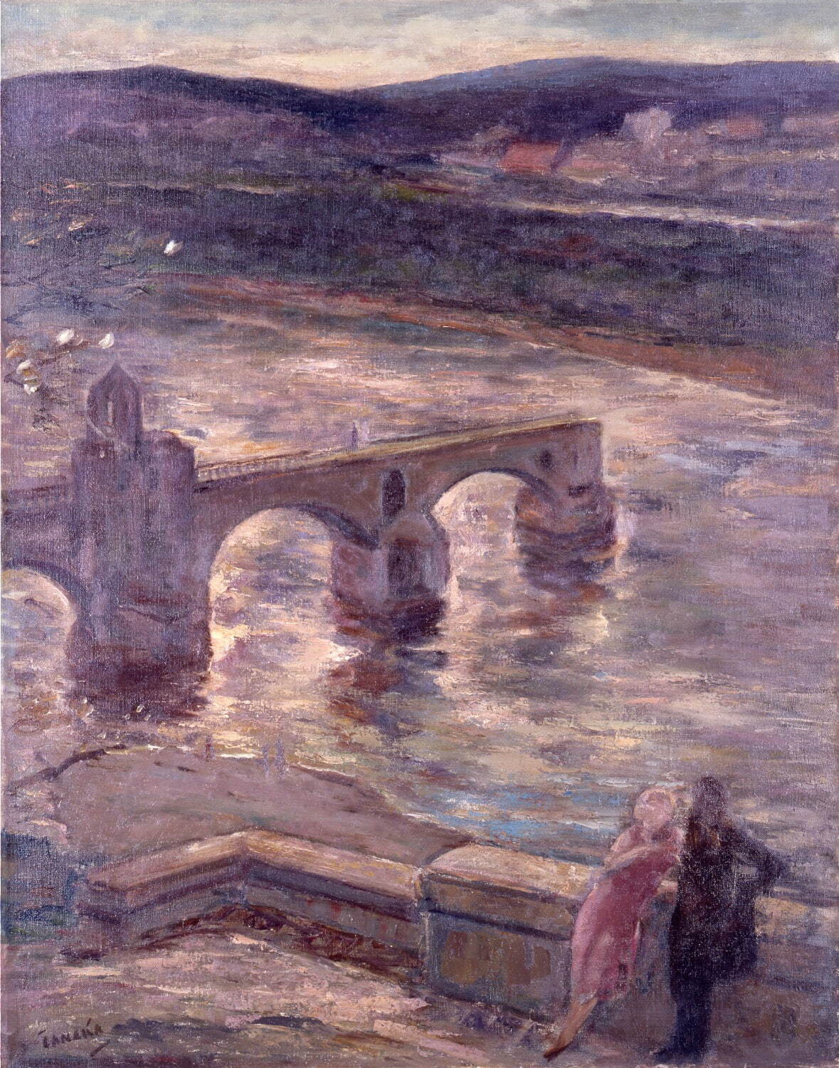 田中保《サン・ベネゼ橋》1928年頃 埼玉県立近代美術館蔵