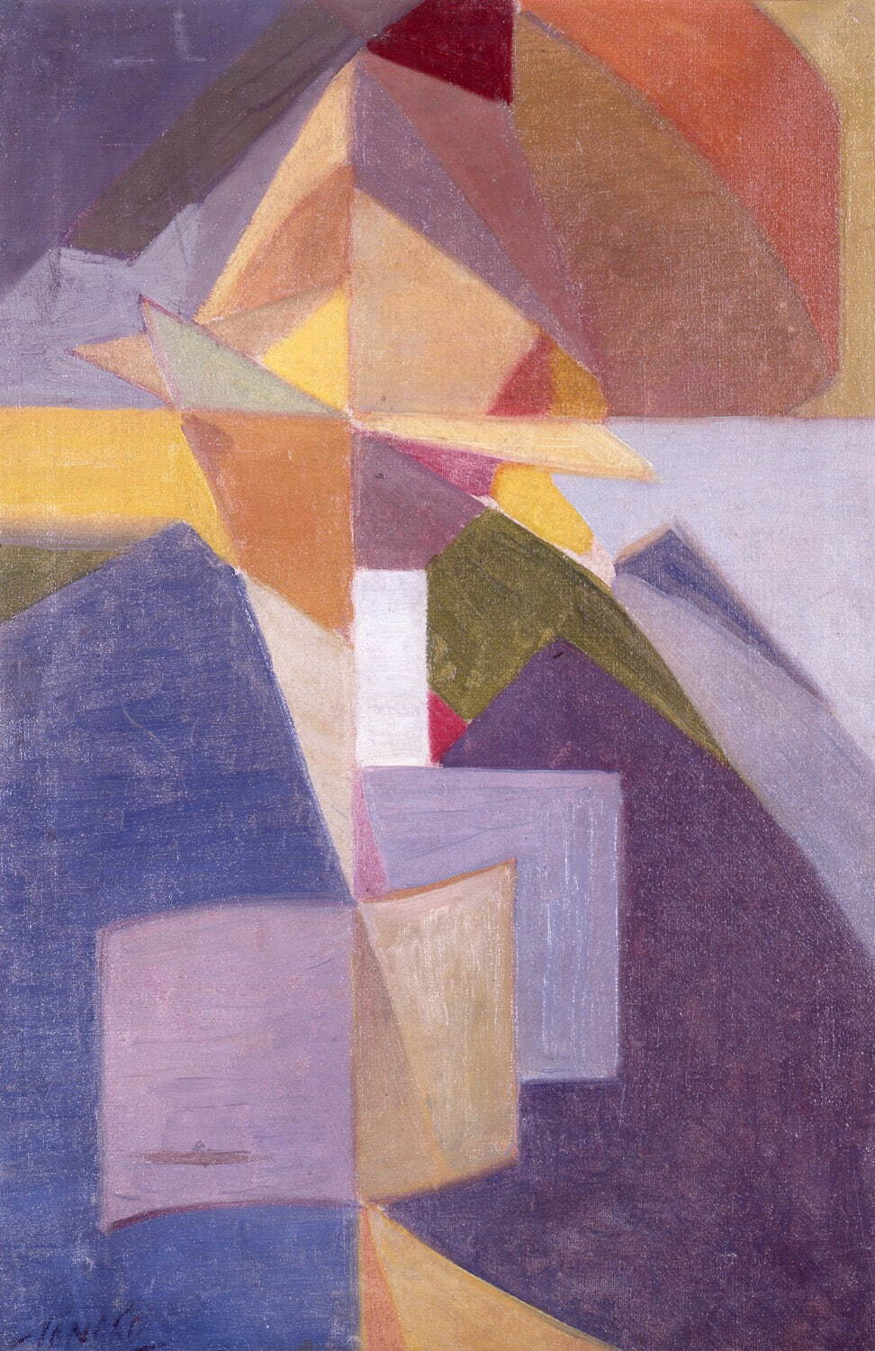 田中保《キュビストA》1915年 埼玉県立近代美術館蔵