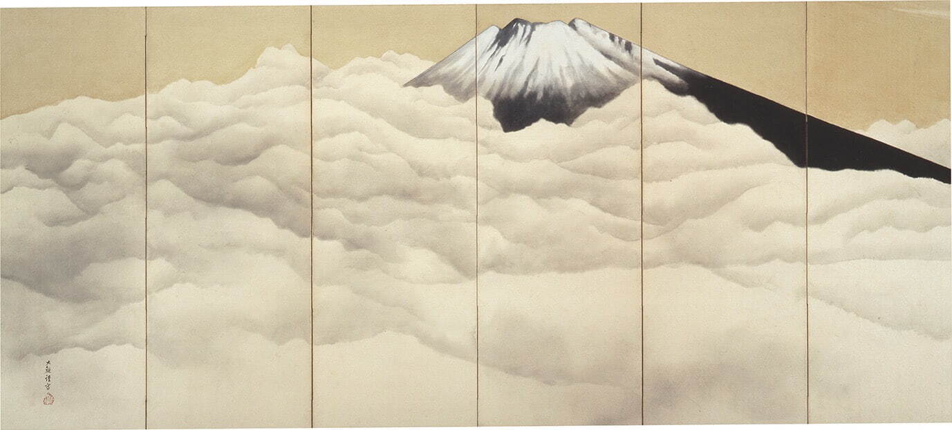 横山大観《富士図》(左隻)［通期展示］