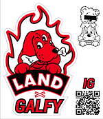 ランド バイ ミルクボーイ×ガルフィー、犬のアイコンキャラのコラボTシャツ＆セットアップ｜写真33