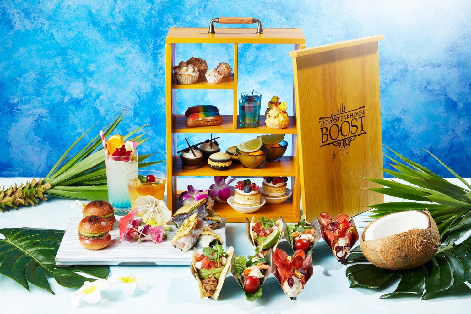 ハワイ｜ANAインターコンチネンタルホテル東京“ハワイアン”アフタヌーンティー風メニュー、伝統菓子風パイなど