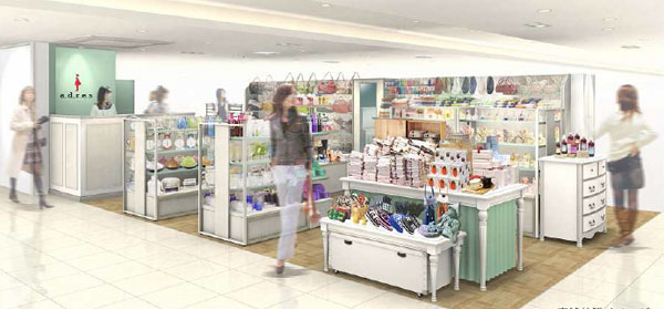 大人可愛い雑貨ショップの2号店、「アドレスメディオ新大阪店」がオープン | 写真