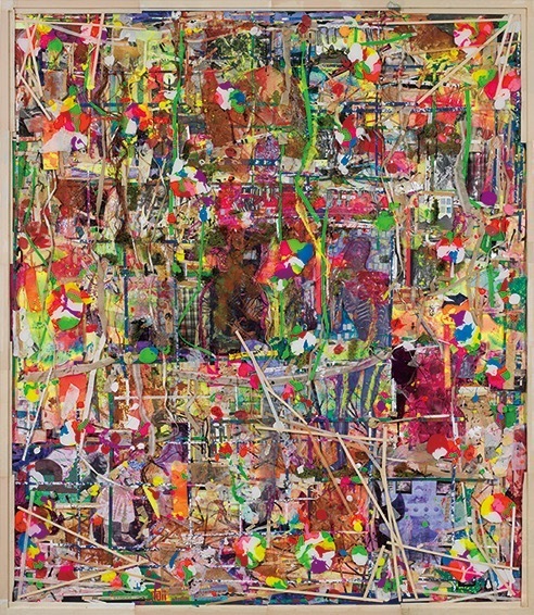 大竹伸朗《憶景 14》2018年