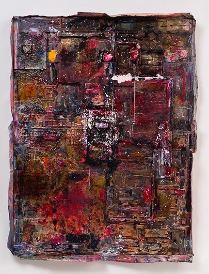 大竹伸朗《残景 0》2022年 Photo: 岡野圭