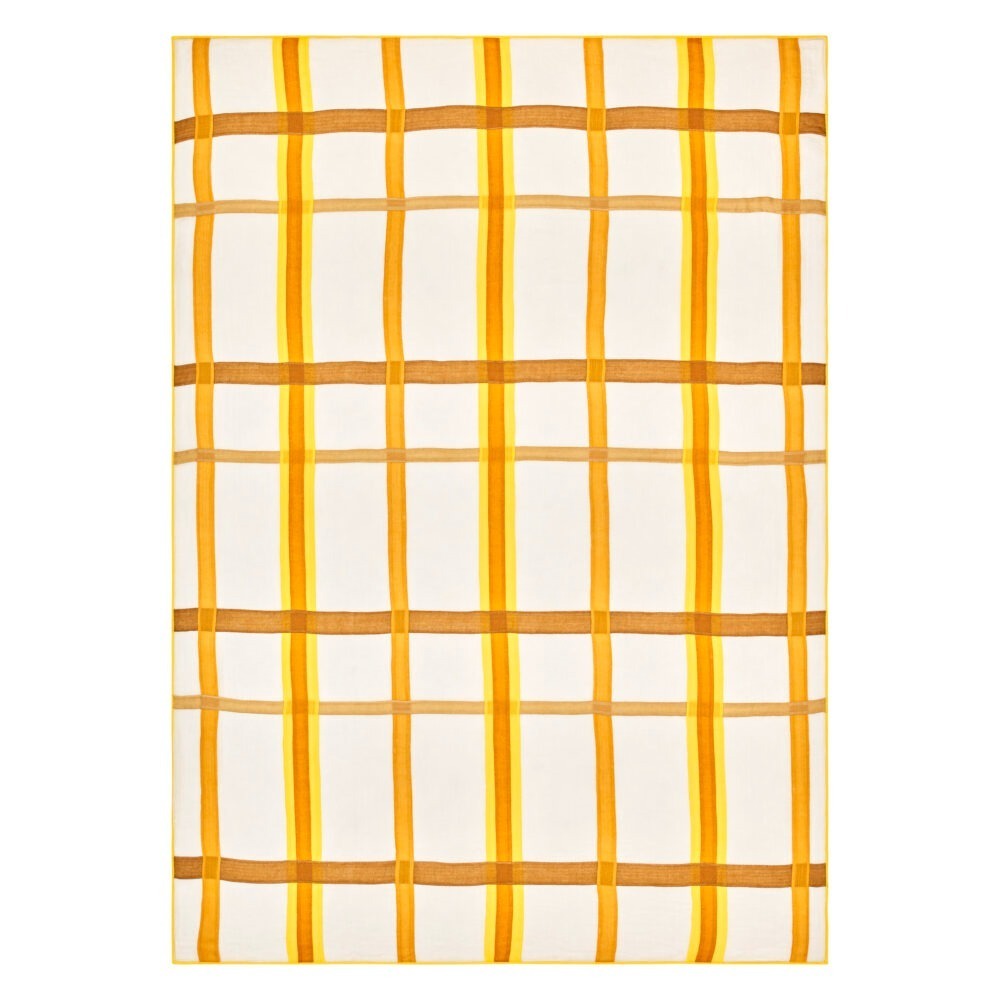 エルメス“パッチワークが美しい”カシミア製ベッドカバー＆太陽の輝きを放つテーブルウェア｜写真10
