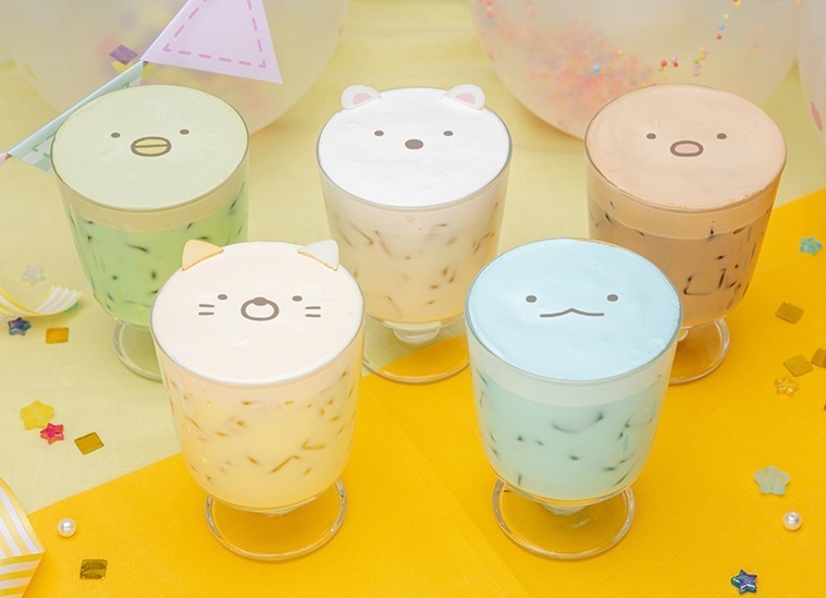 「すみっコぐらし」10周年カフェが東京・大阪に、しろくまやぺんぎん？の花束パフェなど｜写真8