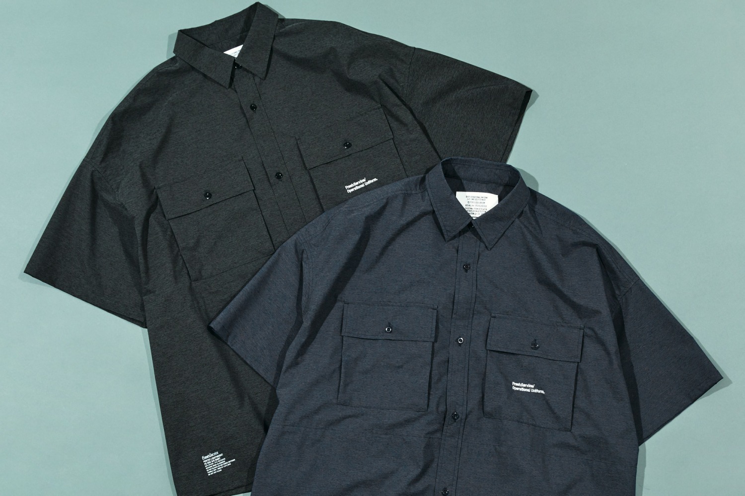 フレッシュサービス×ビームス初コラボ、機能素材を用いたシンプルオーバーシャツやショーツ