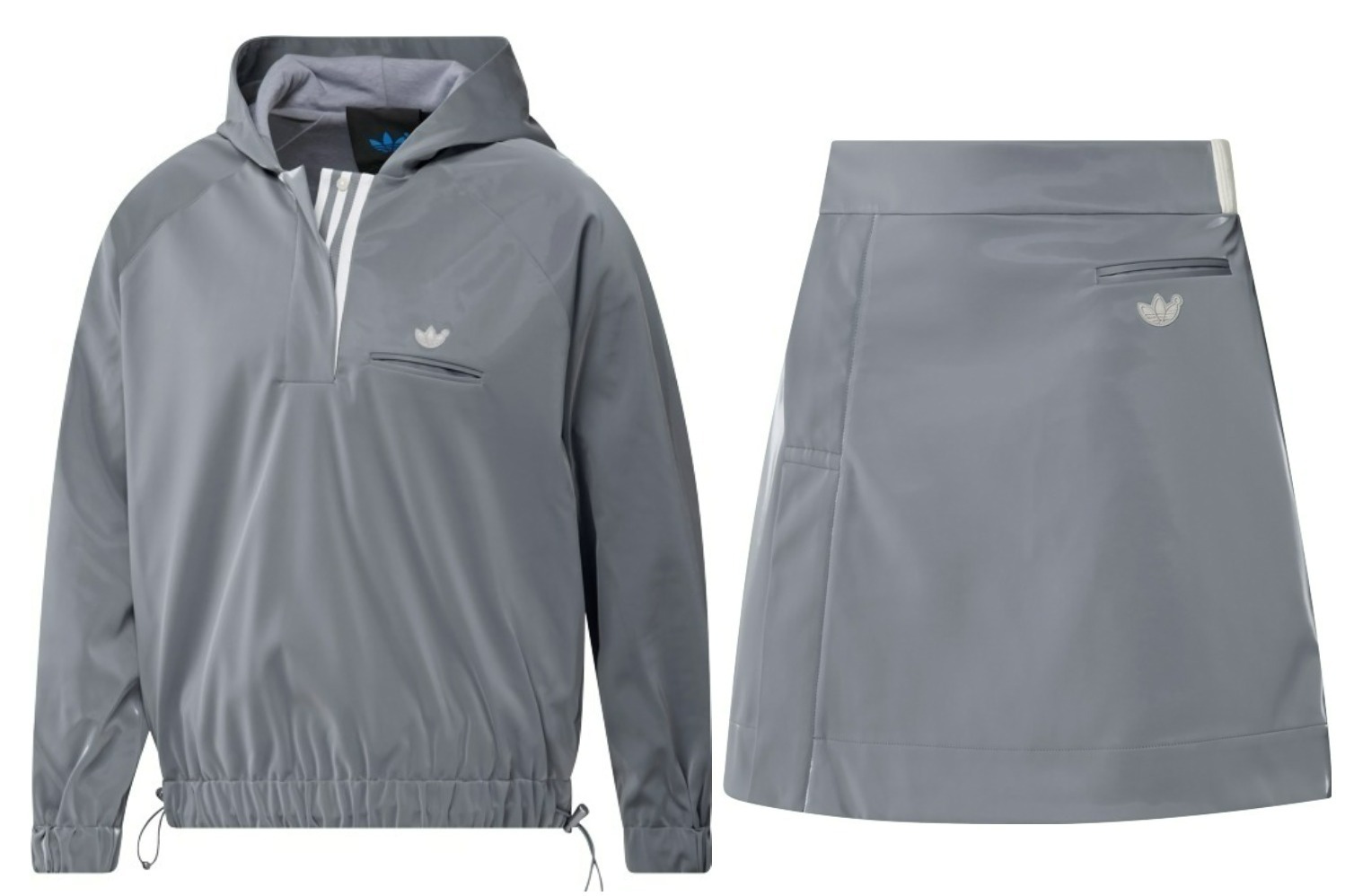 レッグウェア｜アディダス オリジナルス22年秋冬「ブルーバージョン」“肩パット入り”ベストでスポーツウェアを再解釈