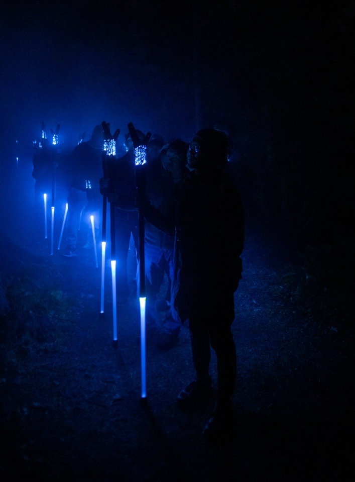 「阿寒湖の森ナイトウォーク カムイルミナ」北海道の大自然×デジタルアートを夜散歩、動物と巡る冒険物語｜写真18