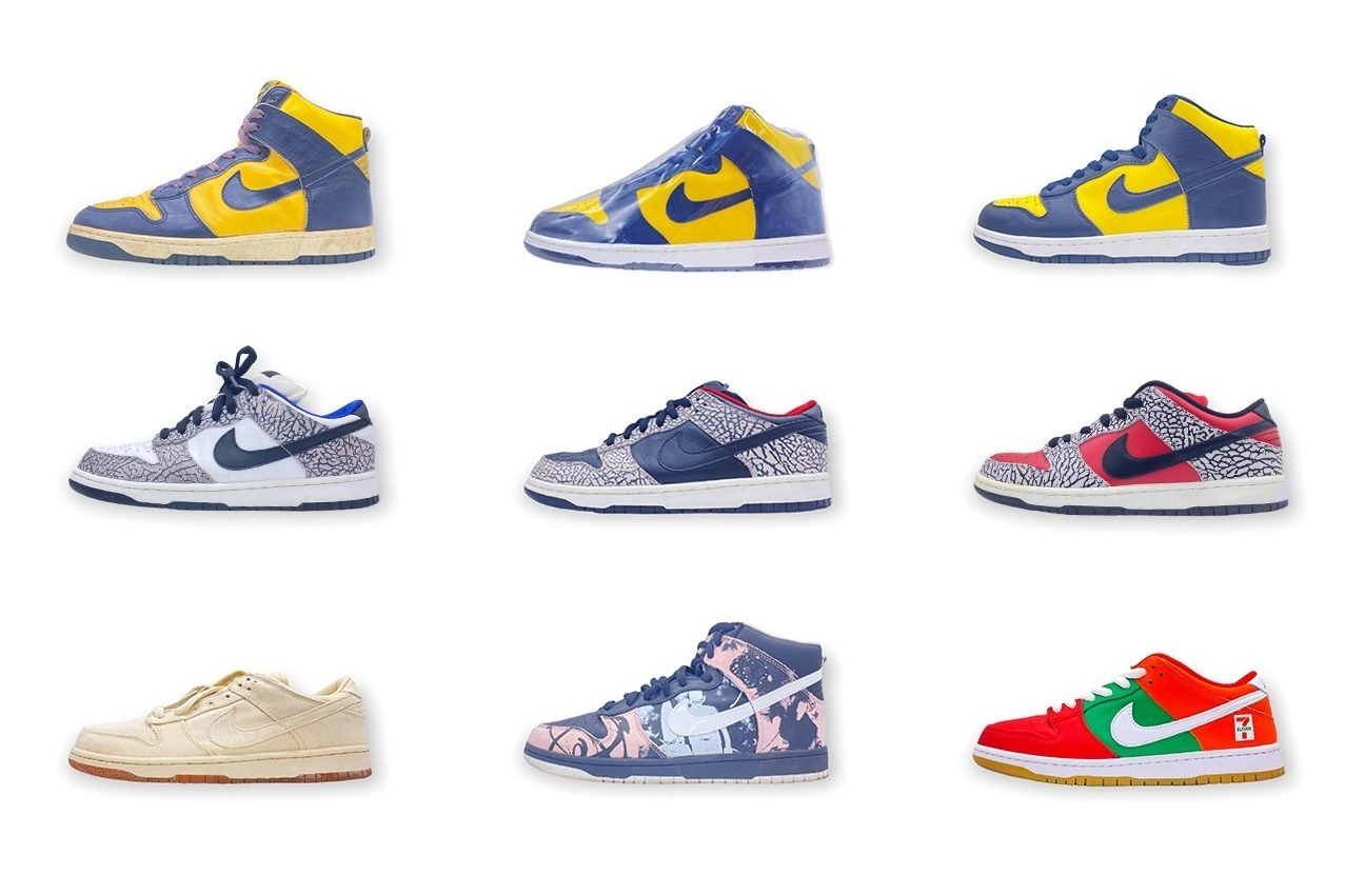 ナイキ"ダンク"の歴史を辿る「スニーカー博物館」オリジナルやご当地モデルなど阪急メンズ東京で