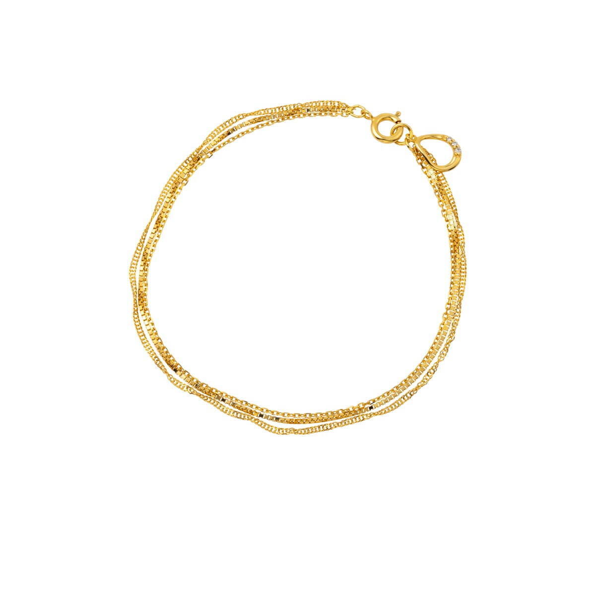 SV(K18YGc)Bracelet/Diamond/15,400円