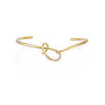 4℃“水”モチーフの22年夏新作ジュエリー、ホワイトトパーズ煌めくゴールドのバングルなど｜写真5