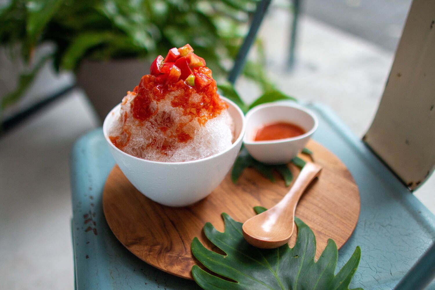 “食×アート”のカフェ「ツリーバイネイキッド」からフルーツトマトの夏限定かき氷｜写真2