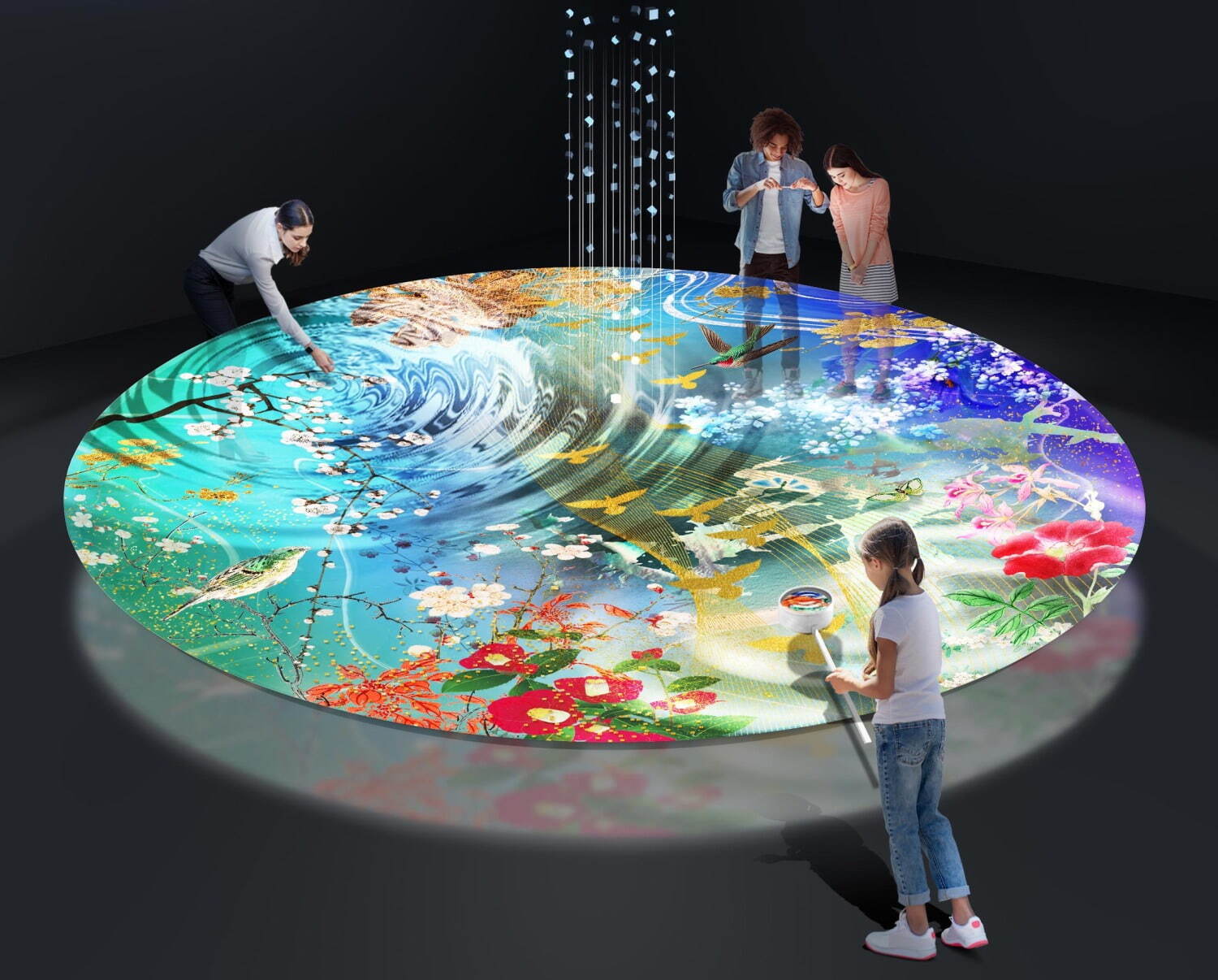 ネイキッド×千利休のアート展が金沢21世紀美術館で、現代版“茶の湯”の世界をデジタルアートで体感｜写真4