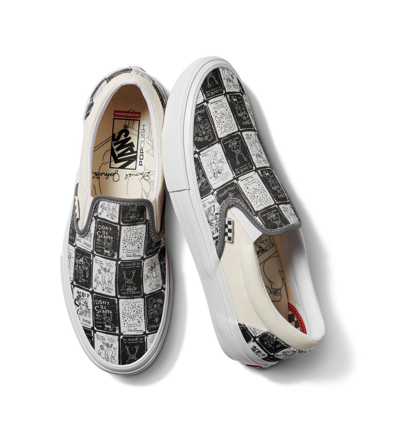 VANS×ダニエル・ジョンストン、著名なアートワークを描いたスニーカーやアパレルアイテム｜写真9