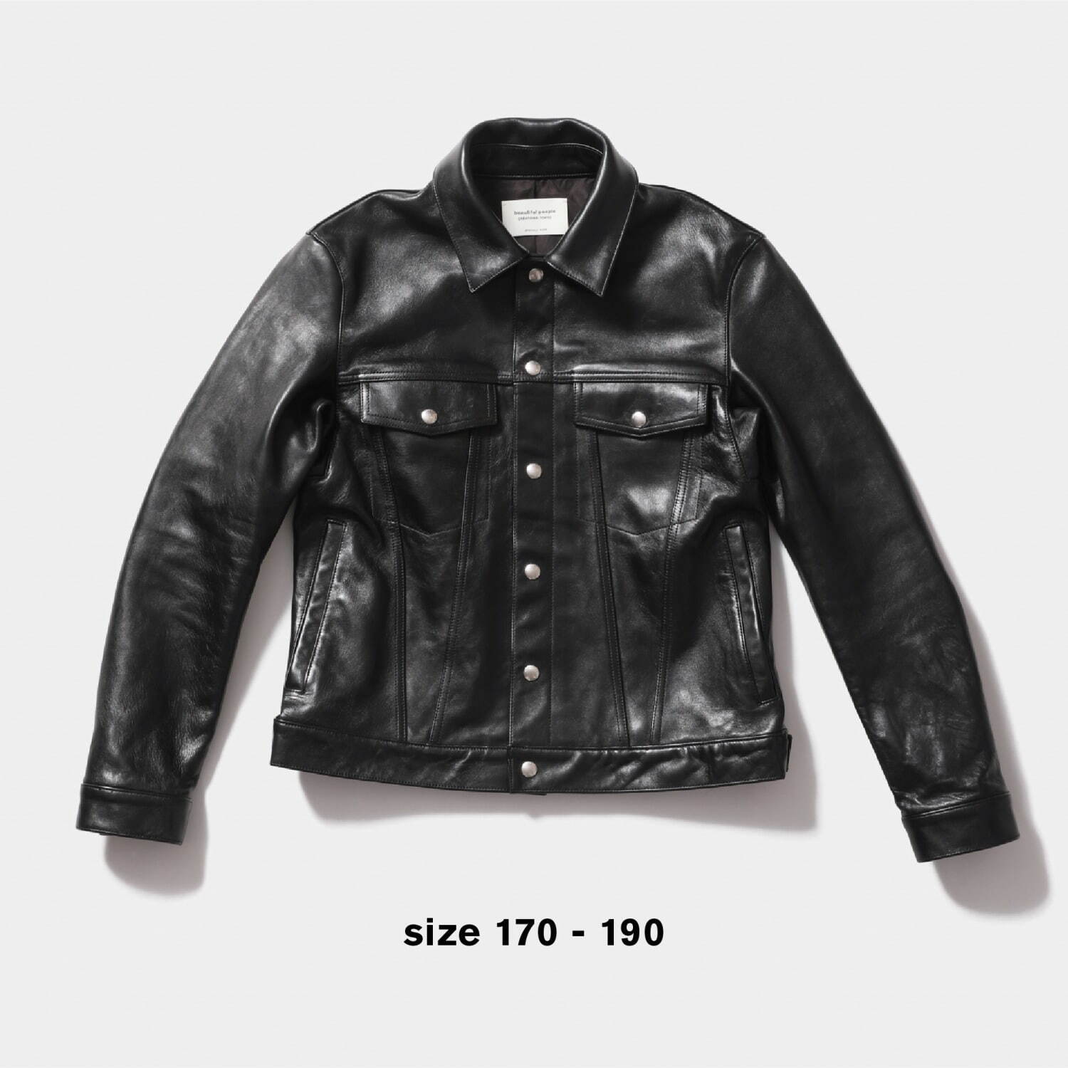 vintage leather jean jacket 190 レザージャケット