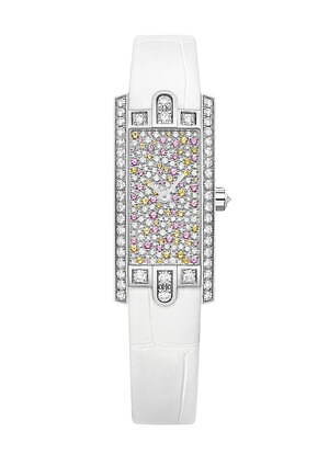 ハリー・ウィンストン新作ウィメンズ腕時計、“桜咲く情景”をダイヤモンド＆サファイアで表現｜写真1