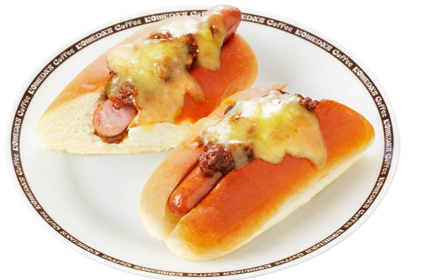 コメダ珈琲店「チーズカリードッグ」